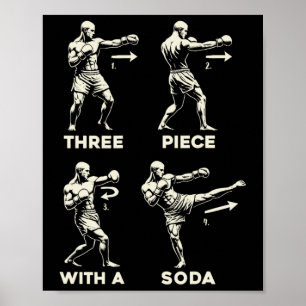 Poster Ensemble trois-pièces Soda pour combattants de MMA