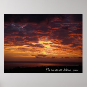 Poster Ensembles de The Sun au-dessus de Lahaina, Maui