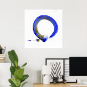 Poster Enso bleu (Bureau à domicile)