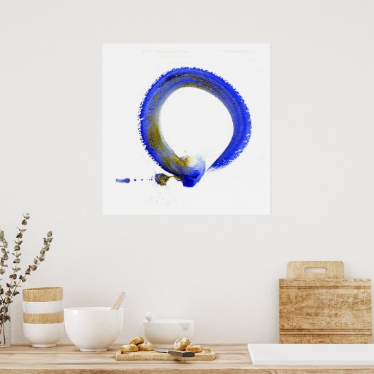 Poster Enso bleu (Cuisine)