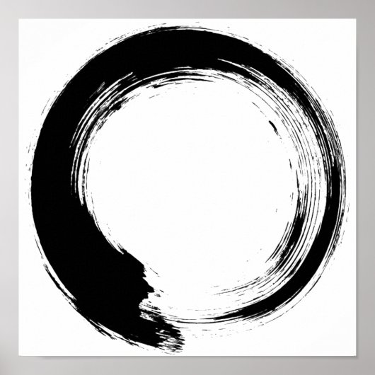 Poster Enso Zen Circle (Devant)