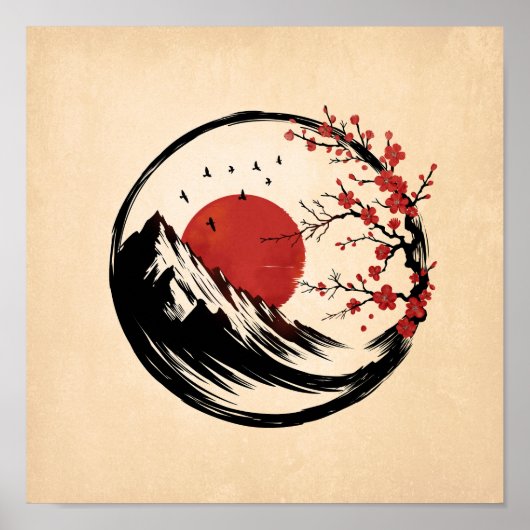 Poster Enso Zen : La tranquillité de l'aube (Devant)