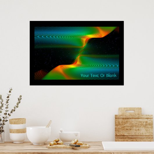 Poster Entangage quantique (Cuisine)