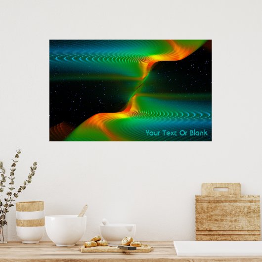 Poster Entangage quantique (Cuisine)