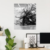 Poster Enterrement du bois d'oeuvre (Bureau à domicile)