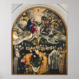 Poster Enterrement du comte d'Orgaz