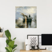 Poster Enterrement en mer (Bureau à domicile)