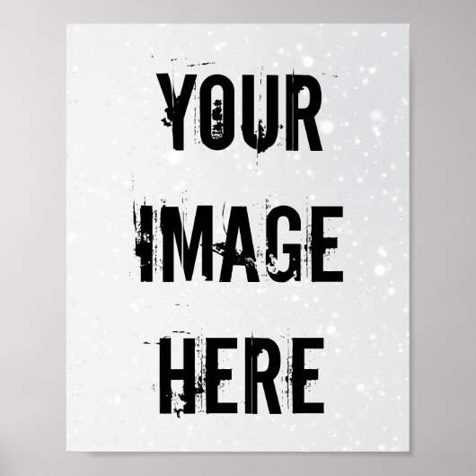 Poster entièrement personnalisable (Devant)