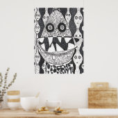 Poster Entité à tête d'œuf (Cuisine)