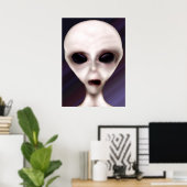 Poster Entité biologique extraterrestre (Bureau à domicile)