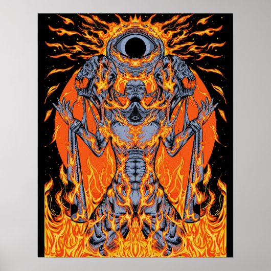 Poster Entité cosmique fière (Devant)