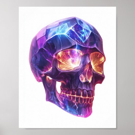 Poster Entité de Crâne de Cristal (Devant)