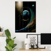 Poster Entité Infinie (Bureau à domicile)