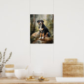 Poster Entlebucher Mountain Dog Art Imprimer l'affiche (Cuisine)
