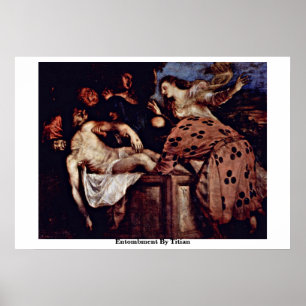 Poster Entombment By Titian