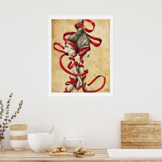 Poster Entouré (Cuisine)