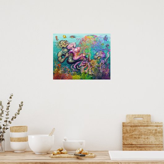 Poster Entouré (Cuisine)