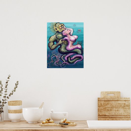 Poster Entouré (Cuisine)