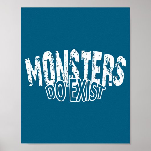 Poster Entraînement à l'existence des monstres Rétro Fer (Devant)