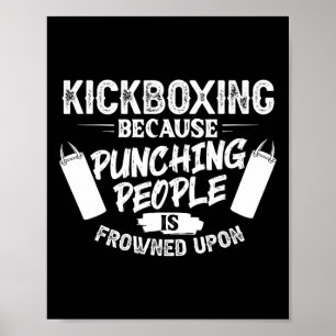 Poster Entraînement de kickboxing Cardio Débutant Kickbox