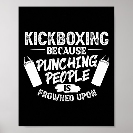 Poster Entraînement de kickboxing Cardio Débutant Kickbox (Devant)