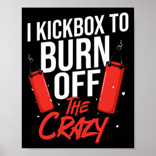Poster Entraînement de kickboxing Cardio Débutant Kickbox