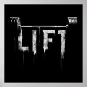 Poster Entraînement de levage de poids musculation gymnas (Devant)