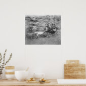 Poster Entraînement portant des hommes, des femmes et des (Cuisine)