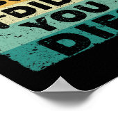 Poster Entraînement sportif amusant humour motivation (Coin)