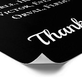 Poster Entraîneur de baseball cadeau avec photo d'équipe (Coin)