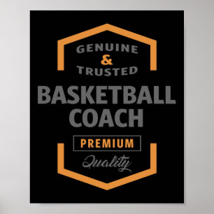 Poster Entraîneur de basket-ball