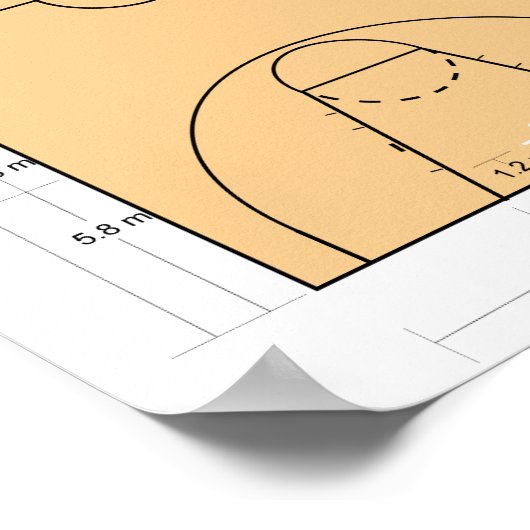 Poster Entraîneur de basket-ball (Coin)