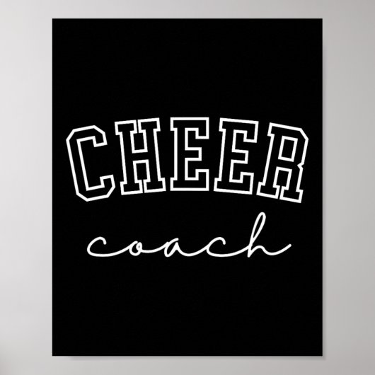 Poster Entraîneur de cheerleading (Devant)