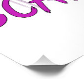 Poster Entraîneur de course, athlète, haltères (Coin)