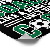 Poster Entraîneur de foot instantané comme un entraîneur (Coin)