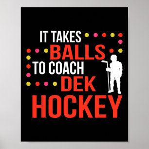 Poster Entraîneur de hockey Dek