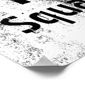 Poster Entraîneur de remise en forme entraînement de grou (Coin)