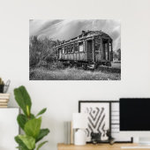 Poster Entraîneur de train de voyageurs abandonné (Bureau à domicile)