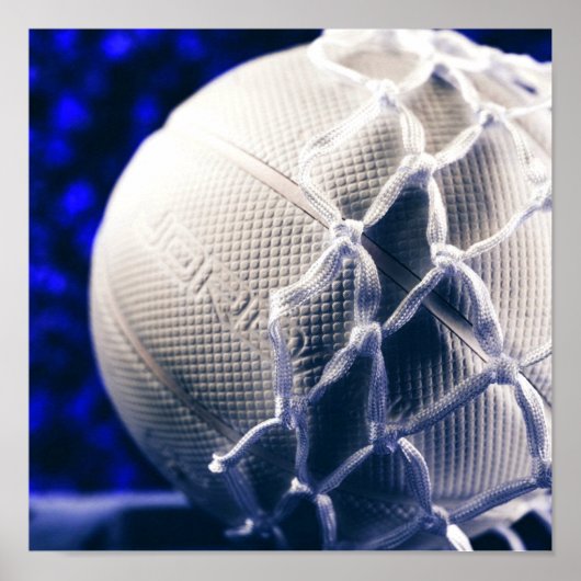 Poster Entraîneur de volley-ball et Net (Devant)