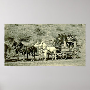 Poster Entraîneur dernier Deadwood 1890
