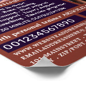 Poster Entraîneuse, Entraîneuse personnelle, Publicité de (Coin)