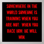 Poster Entraînez-vous pour gagner ! (Devant)