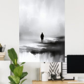 Poster Entre Adieu et aube (Bureau à domicile)