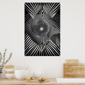 Poster Entre les lignes et les dimensions (Cuisine)