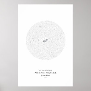Poster Entre les mots : Fierté et préjugé