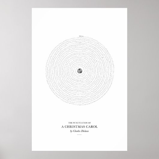 Poster Entre les mots : Une Carol de Noël (Devant)