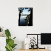 Poster Entre les pins (Bureau à domicile)