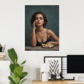 Poster Entre pensée et goût (Bureau à domicile)