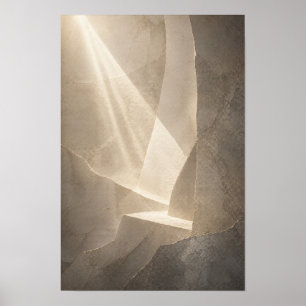 Poster Entre pierre et lumière — Aurema (Portrait)
