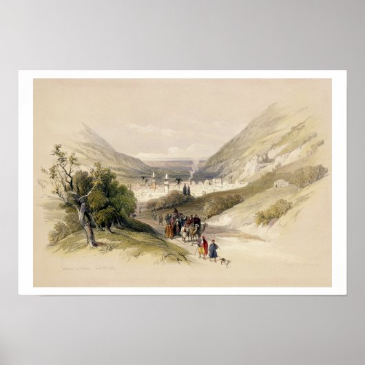 Poster Entrée à Naplouse, 17 avril 1839, assiette 41 pour (Devant)